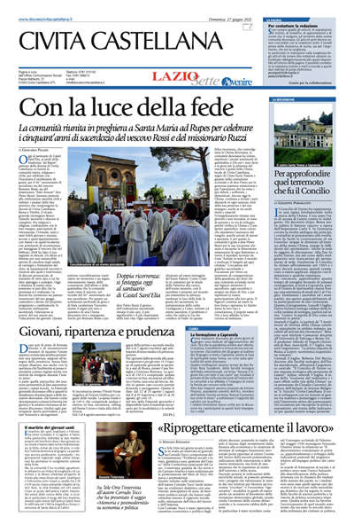 Avvenire - pagina diocesana del 27/06/2021